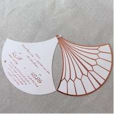 Customized Invitation Card Rotation Type Foil Printing 